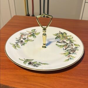 🧡 “Chickadees and Holly Serving Tray 🧡